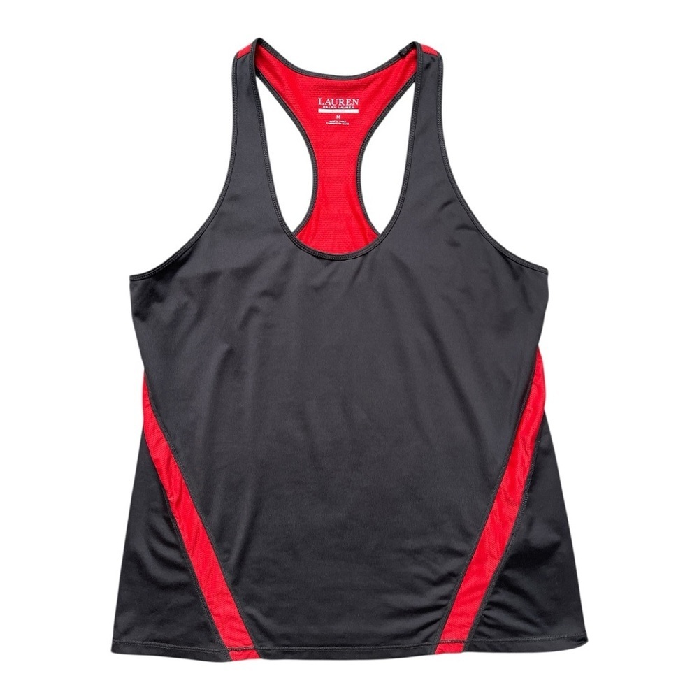 Ralph Lauren Black & Red Active Top